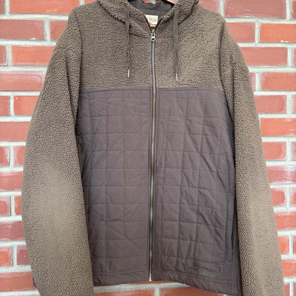 Red Head Co. quilted Sherpa zip up jacket, 2XL